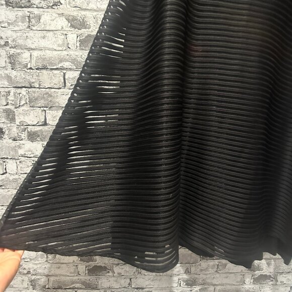 EUC 41 Hawthorn Black Midi Dress Size 2X - Picture 4 of 12